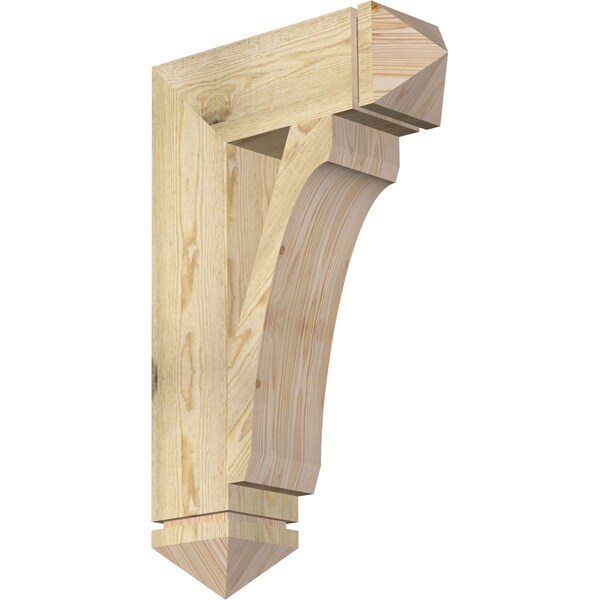 Ekena Millwork Legacy Arts & Crafts Rough Sawn Bracket, Douglas Fir, 6"W x 20"D x 32"H BKT06X20X32LEC03RDF - main